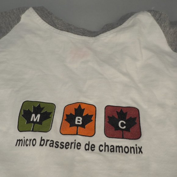 Vintage Micro Brasserie Chamonix Baseball Tee S - Picture 7 of 10